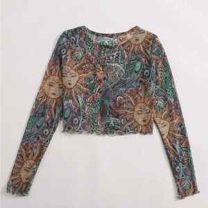 Abstract Matching Set - Skirt and Top